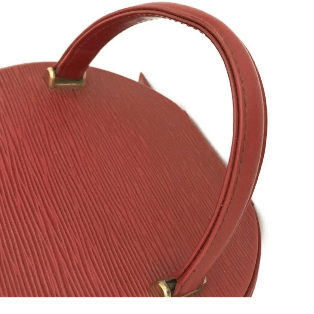 Louis Vuitton LV Epi Cannes Red Leather Cosmetic Vanity Handbag